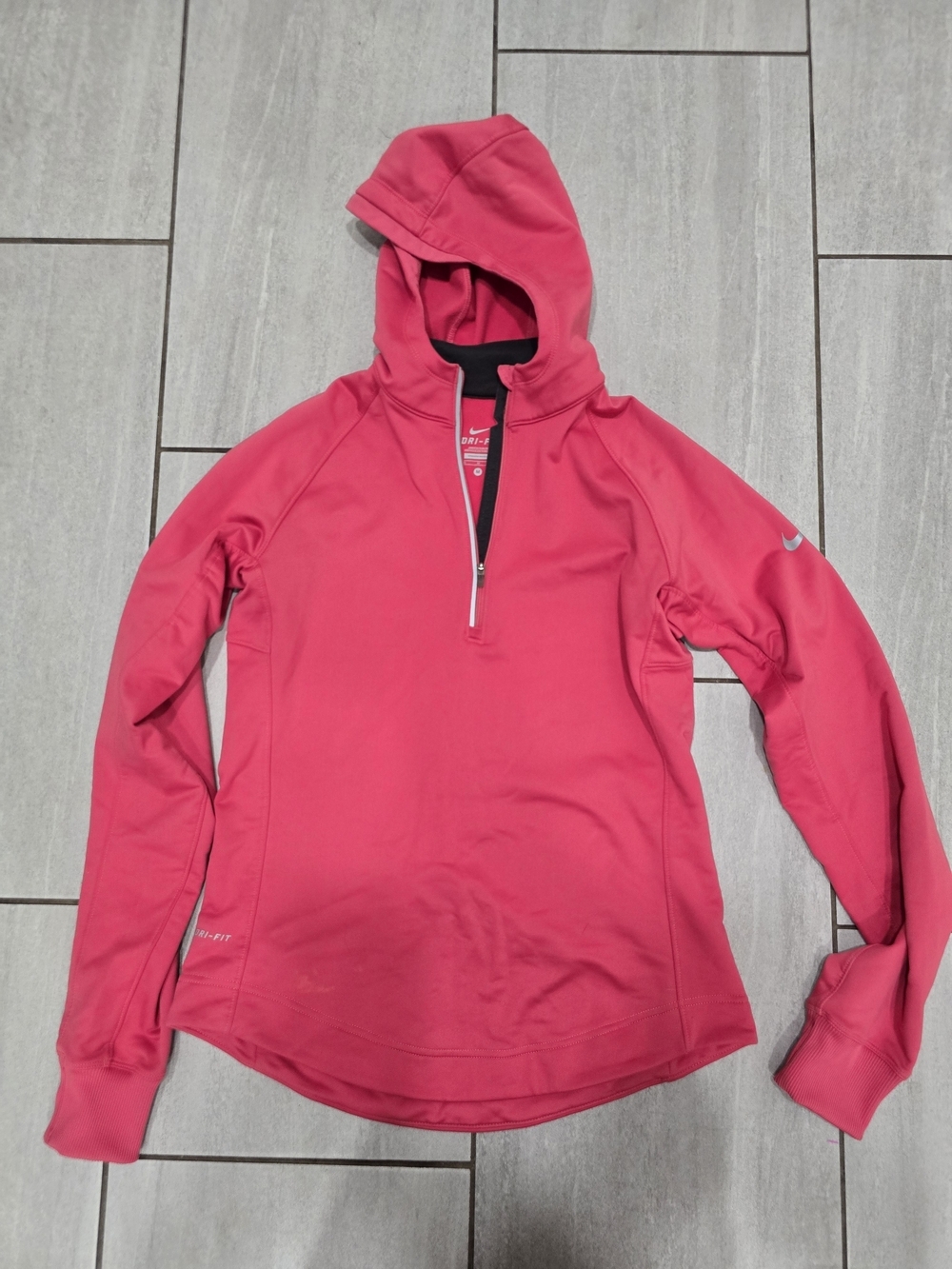 Nike Dri-FIT Women's Running Hoodie Pullover Pink Size Medium